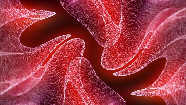 The seamless slow-motion pattern in the romantic style.