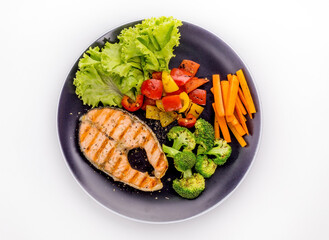 Salmon steak favorite food