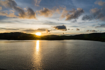 Naklejka premium 西表島 夕焼け