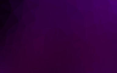 Obraz premium Dark Purple vector polygon abstract background.