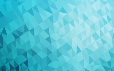 Light BLUE vector abstract mosaic backdrop.