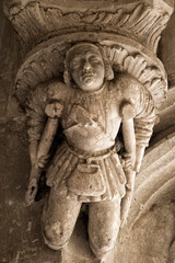 Modillon au château de Blois, France