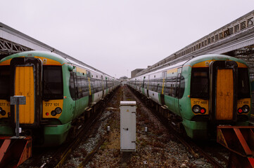 Fototapeta premium train on the railway