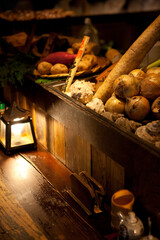 居酒屋のカウンター