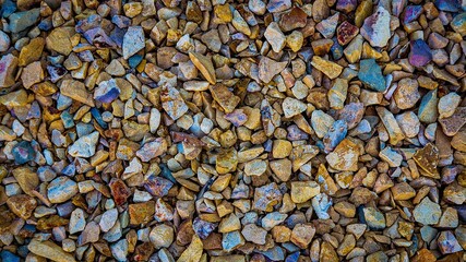 Close up of rocks on the ground