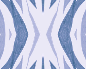 Seamless African Ornament. Abstract Zebra 