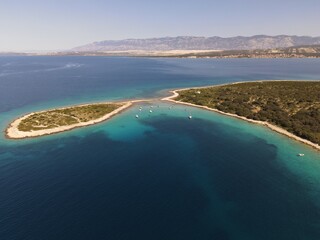 The most beautiful beach with blue sea and clear
