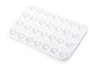 Used blister pack pills