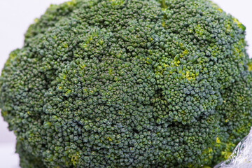 Close up of fresh green broccoli