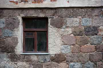 Window in stone wall