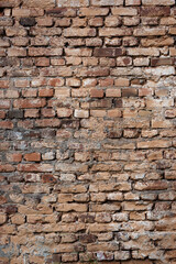 Weathered old brick texture