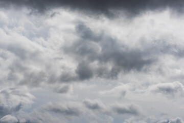 Light and dramatic storm clouds