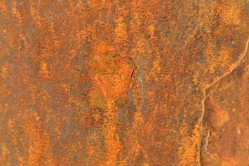background, rusted piece of metal or iron