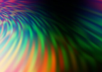 Obraz premium Dark Multicolor, Rainbow vector abstract bokeh pattern.