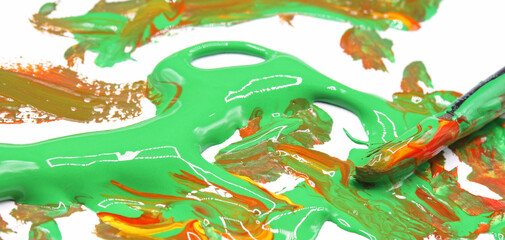 colorful abstract watercolor painting background