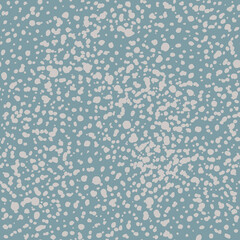 Winter snow seamless pattern in the blue background