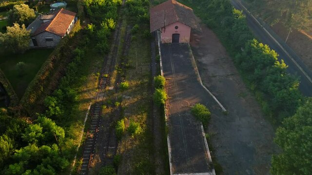 Old ronciglione train station in Viterbo. Now abandoned, where they made the film, Benigni's life is beautiful