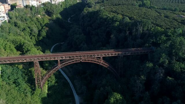 Old railway bridge of Roncigliove in Viterbo