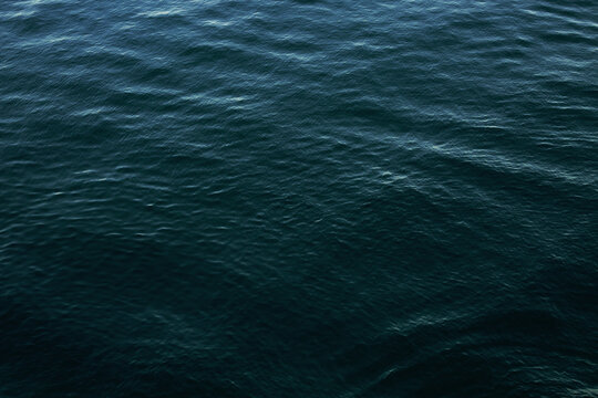 Smooth texture of blue sea water © martina87