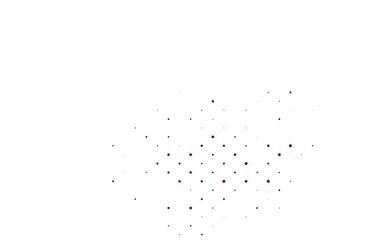 Light Red vector pattern with spheres.