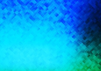 Light Blue, Green vector background with rectangles.