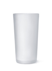 Front view of matte highball glass