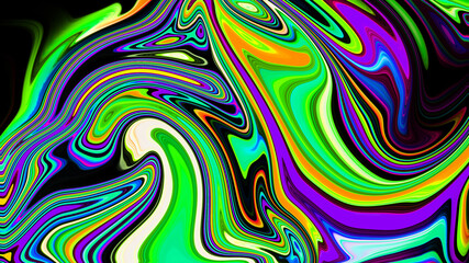 Digital fluid liquid wave background. Liquid abstract marble colorful wave texture background for banner,flyer,cover and poster psychedelic art.