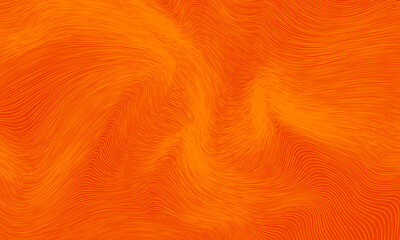 Abstract orange wavy lines texture background.