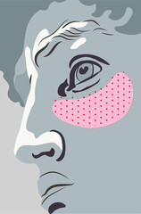 A person wearing eyepatch