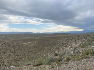 landscape with sky and clouds