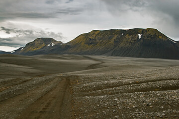 Iceland vulcanic landscape