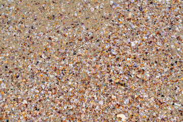 The  waves hit the shore at Ao Nang, Krabi, Thailand