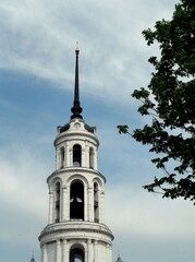 Fototapeta na wymiar Russia, Ivanovo region, Shuya city, Orthodox Cathedral