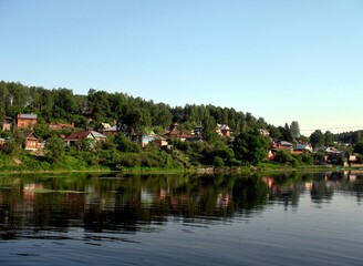 Russia, Ivanovo region, small town of Ples, Volga river