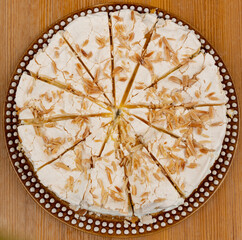 Ozean Mandarinentorte, Trümmertorte in der Nahaufnahme