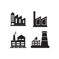 Naklejka premium factory building industrial