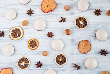 Pepper nuts, traditional german christmas sweets, nuremberg gingerbread 