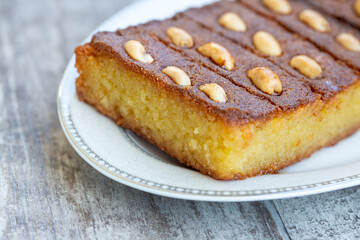 Turkish Dessert Sambali or Damascus Dessert (Sam Tatlisi)