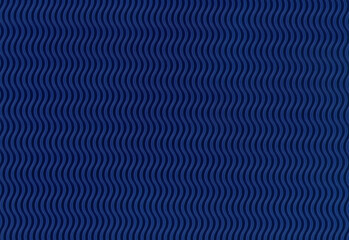 Gummiplatte in Wellen als Hintergrund gedrückt. Farbe: dunkelblau