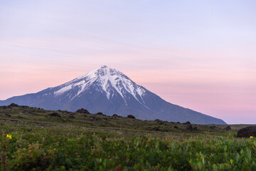 The cone of the Big Udina volcano