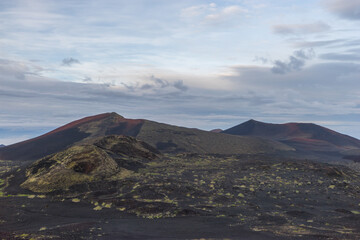 Tierra del Fuego, lava fields in the vicinity of Plosky Tolbachik volcano