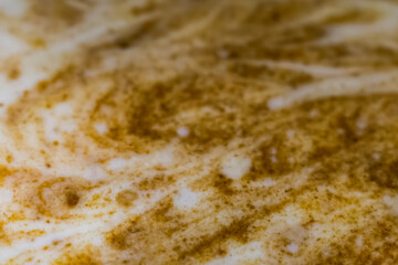 indian special food brinjal curd curry with awesome taste looking awesome in oil fried by curry leafs, red chili, cumin, mustard seeds, Fenugreek seed. 
