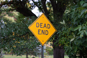 Dead end sign