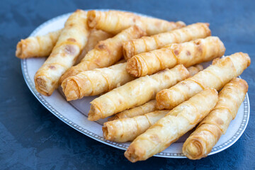 Sigara Boregi Turkish Cigar Shaped Rolls