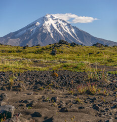 The cone of the Big Udina volcano