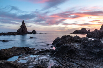 Maritime sunset landscape