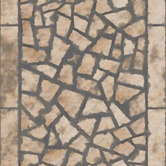 Cobblestone sidewalk pavement H_22_0017