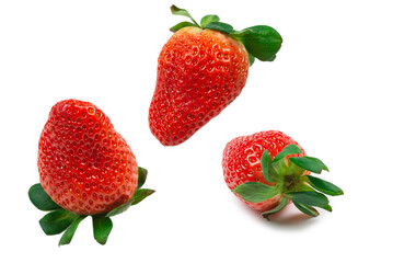 Strawberry. Fresh berries macro.