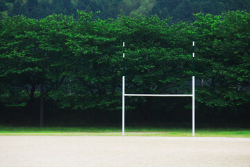 ラグビーのゴールポスト