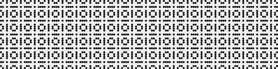 Abstract Cross Pattern Dots Logo generative computational art illustration